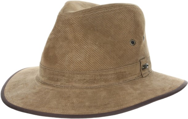 Tan REi Co-op IE Stetson Chelan Suede Safari Hat