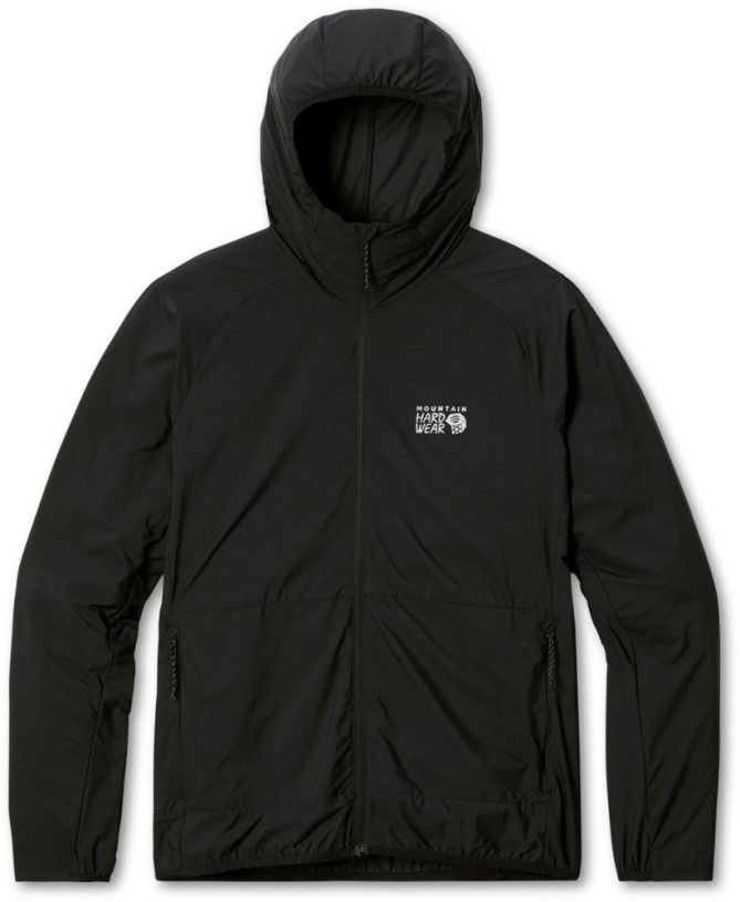 REi Co-op IE Mountain Hardwear Kor Airshell Hoodie Men Black