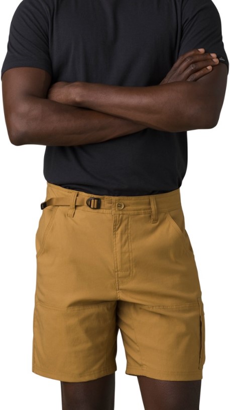 Brown REi Co-op IE Prana Stretch Shorts Ii Men 8 Inseam