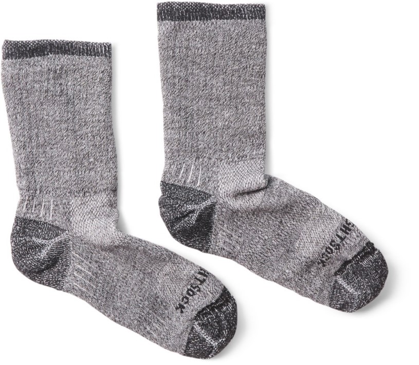 Wrightsock Double Layer Silver Escape Crew Socks Black REi Co-op IE