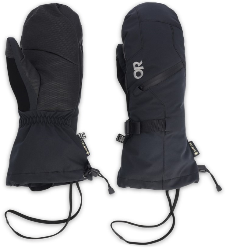 REi Co-op IE Black Outdoor Research Revolution Gore-Tex Mittens
