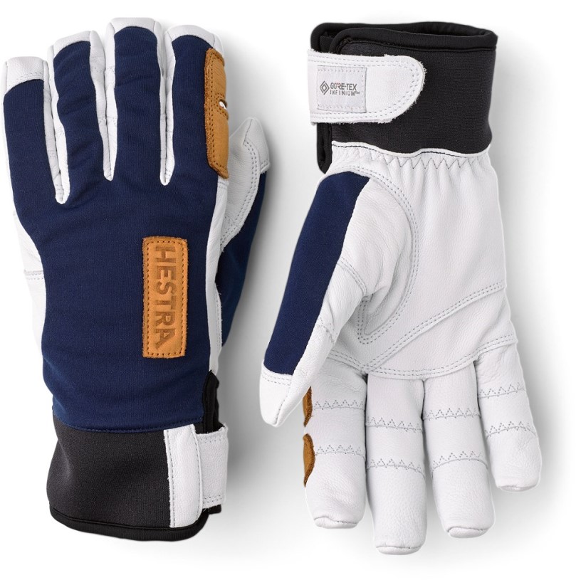 White REi Co-op IE Hestra Gloves Ergo Grip Active Wool Terry Gloves
