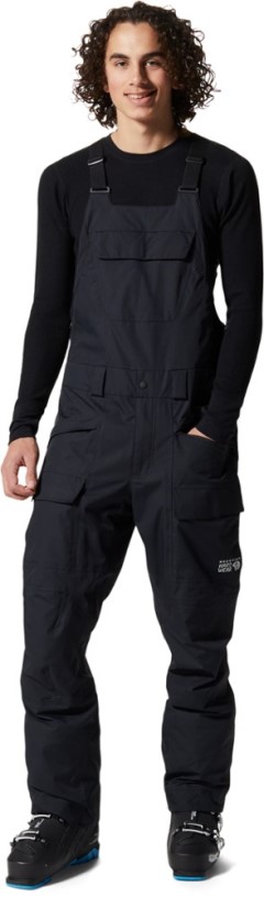 Black REi Co-op IE Mountain Hardwear Firefall Bib Snow Pants Men