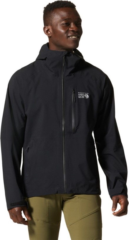 Black REi Co-op IE Mountain Hardwear Stretch Ozonic Jacket Men