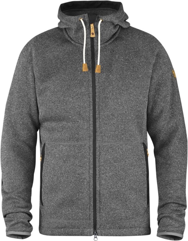 REi Co-op IE Fjallraven Ovik Fleece Hoodie Men Grey
