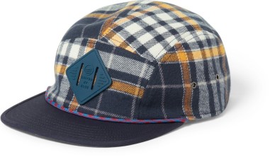 REi Co-op IE Black United By Blue Responsible Flannel 5-Panel Hat