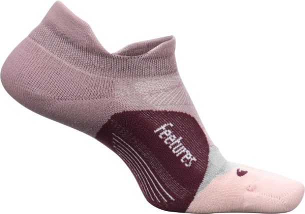 REi Co-op IE Lilac Mauve Feetures Elite Light Cushion No-Show Tab Socks