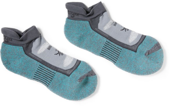 REi Co-op IE Grey Balega Blister Resist No-Show Socks