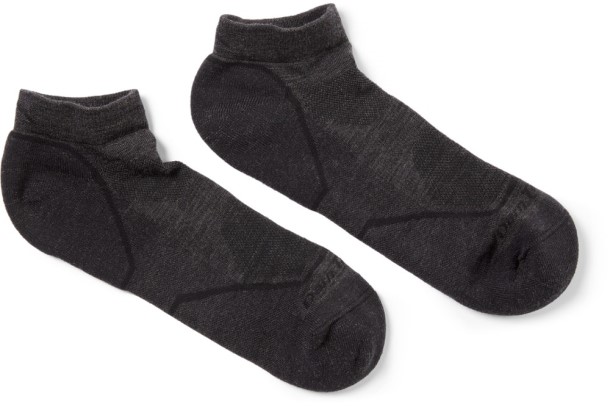 Darn Tough Light Hiker No Show Lightweight Hiking Socks Men Black REi Co-op IE