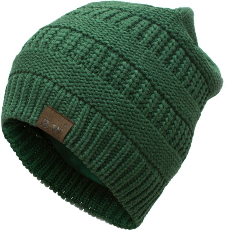 Beautifully Warm Satin-Lined Winter Beanie Green REi Co-op IE