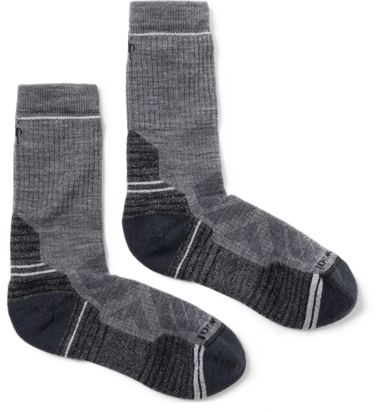Smartwool Performance Hike Light Cushion Crew Socks Men REi Co-op IE Medium Gray