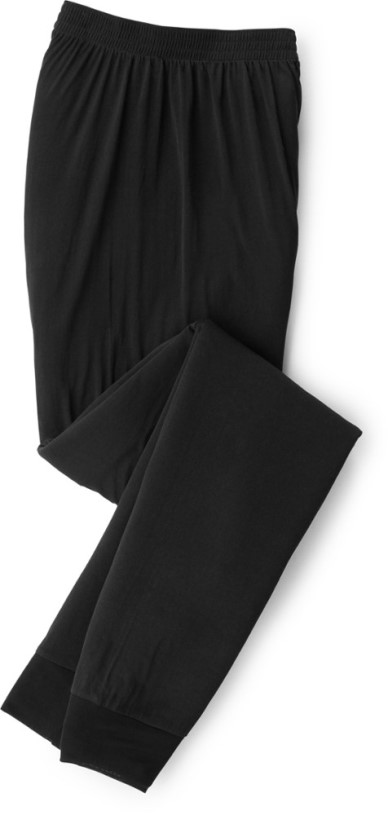 Black REi Co-op IE Silk Long Underwear Bottoms Men