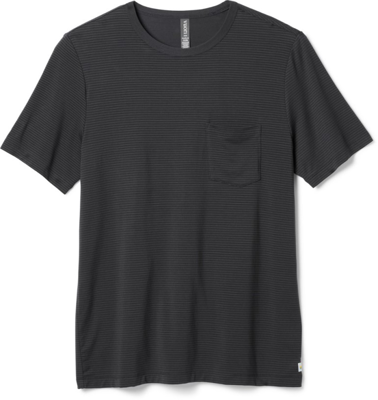 Black Vuori Linear T-Shirt Men REi Co-op IE