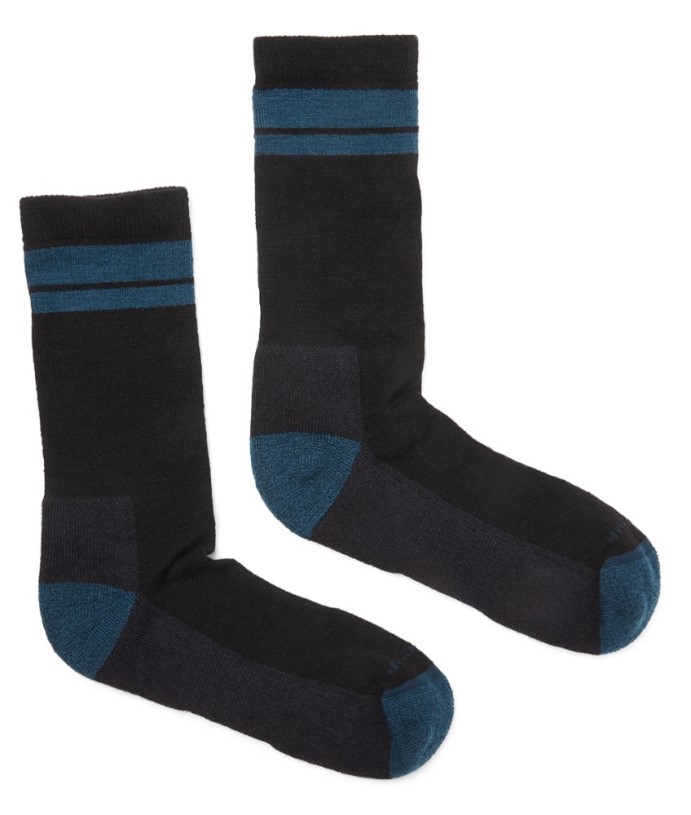Black REi Co-op IE Merino Wool Trailsmith Crew Socks