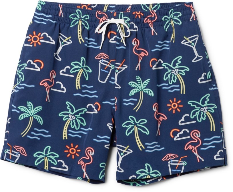 REi Co-op IE Neon Lights Chubbies Stretch 5.5 Lined Swim Trunks Men