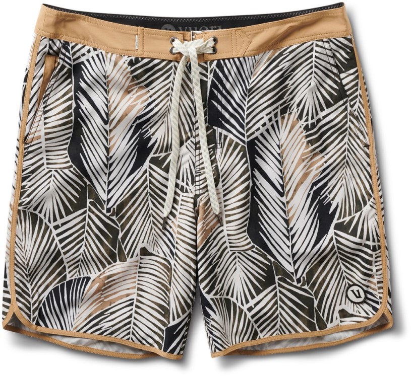 Vuori Cruise Board Shorts Men 18.5 Outseam REi Co-op IE Wheat Fronds