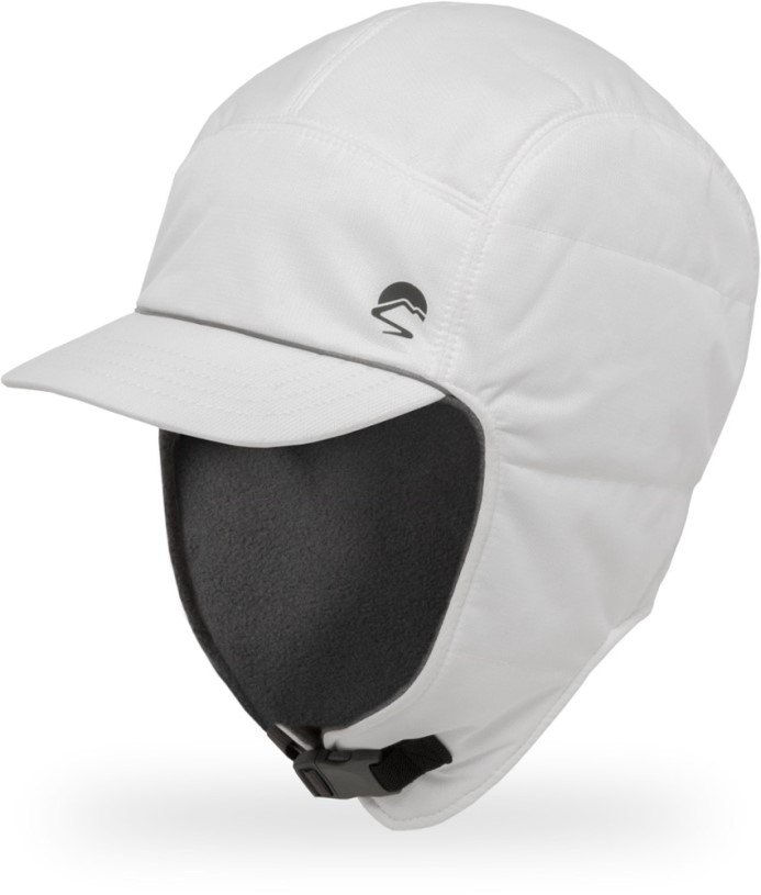 White REi Co-op IE Sunday Afternoons Alpine Quilted Trapper Hat