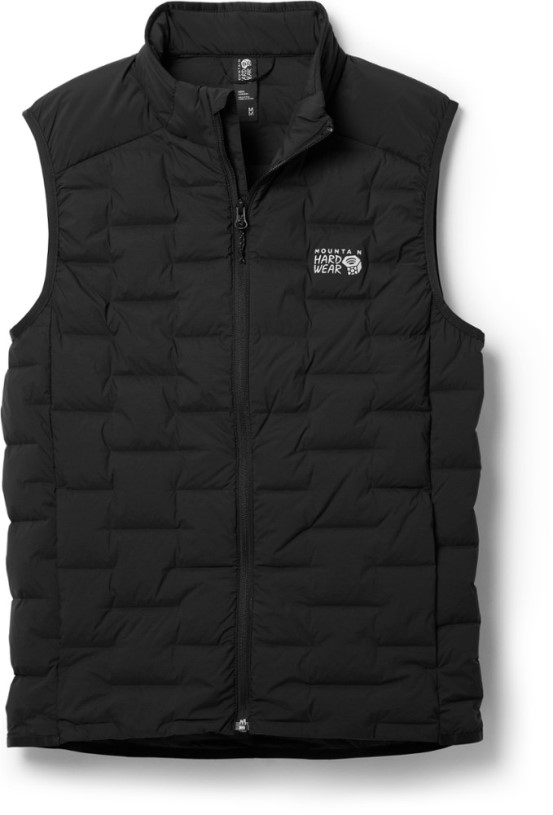 Black REi Co-op IE Mountain Hardwear Stretchdown Vest Men