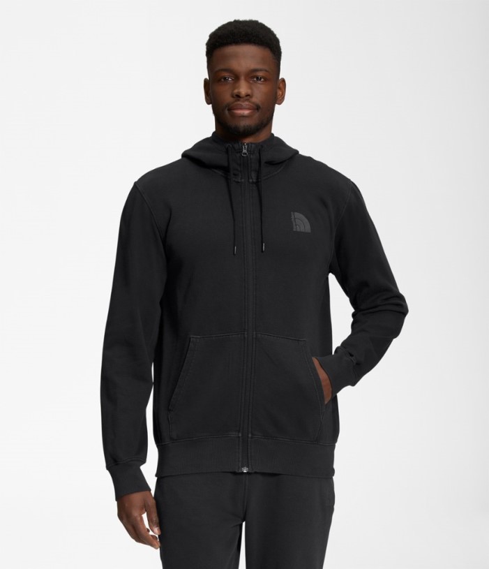 Black REi Co-op IE The North Face Garment Dye Full-Zip Hoodie Men