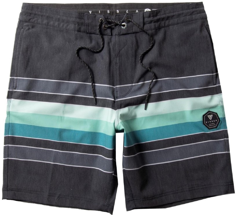 REi Co-op IE Vissla Fist Bump 18.5 Board Shorts Men Black-Jade