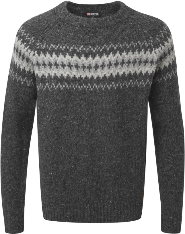 Grey REi Co-op IE Sherpa Adventure Gear Dumji Crew Sweater Men