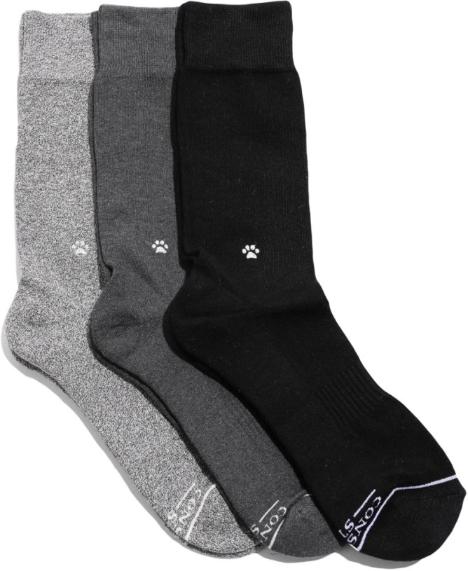 Conscious Step Save Dogs Socks Gift Box 3 Pairs REi Co-op IE Multi