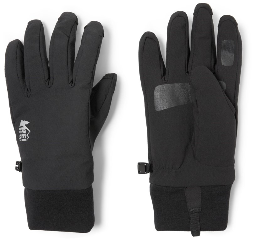 Black REi Co-op IE Activator Soft-Shell Gloves