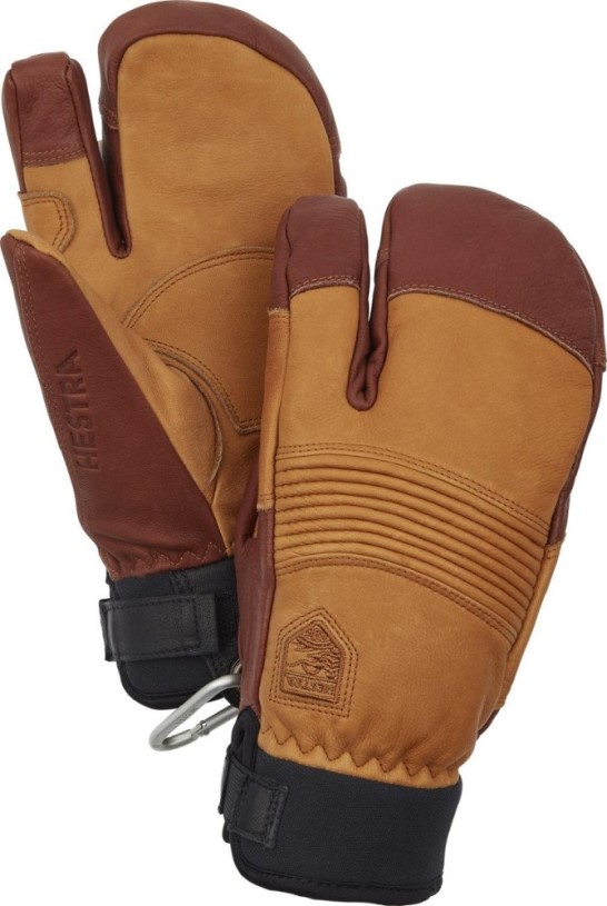 Hestra Gloves Freeride Czone 3-Finger Gloves REi Co-op IE Cork-Brown