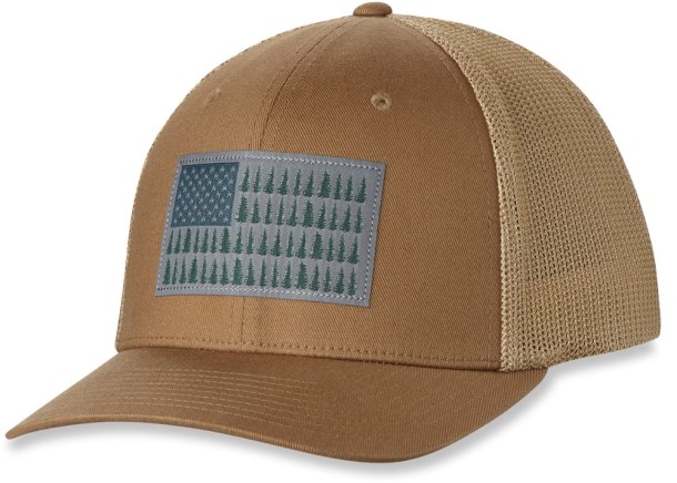 Columbia Mesh Tree Ball Cap REi Co-op IE Delta-Tree Flag