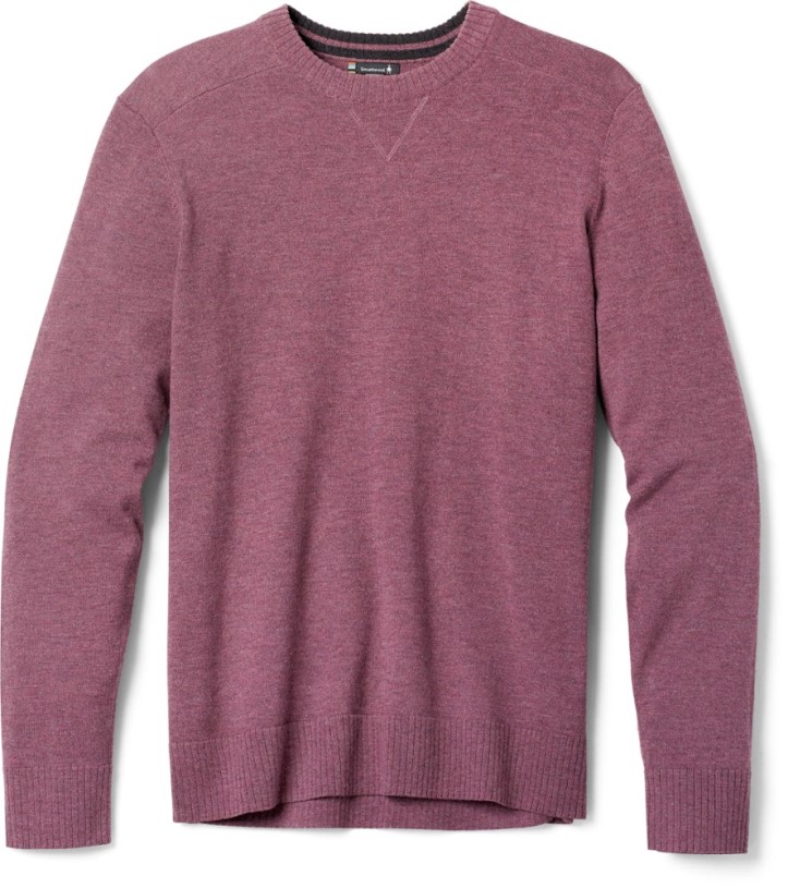 Argyle Purple Smartwool Sparwood Crew Sweater Men REi Co-op IE