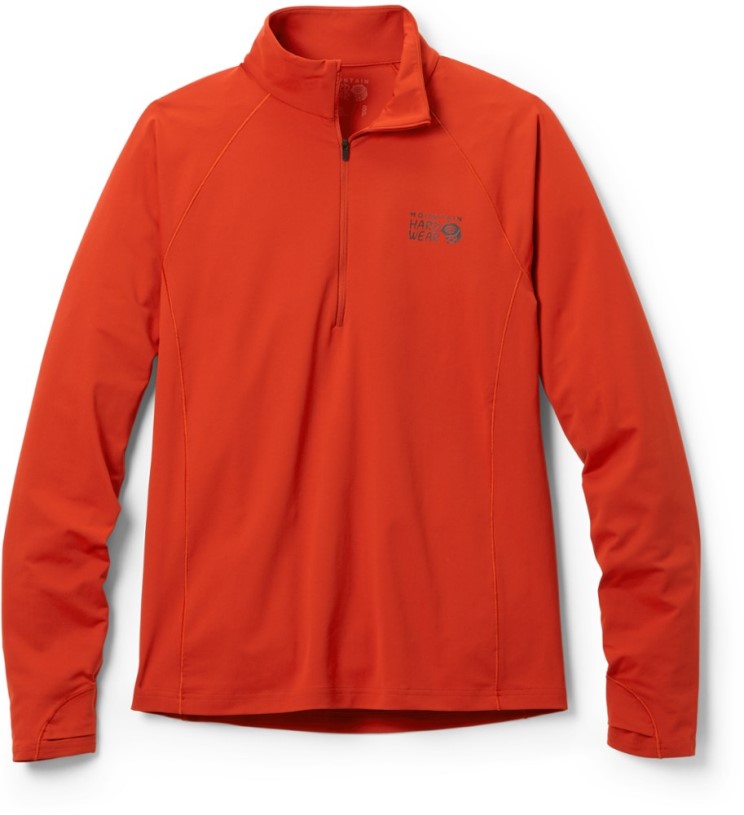 Mountain Hardwear Mountain Stretch Half-Zip Shirt Men Red REi Co-op IE