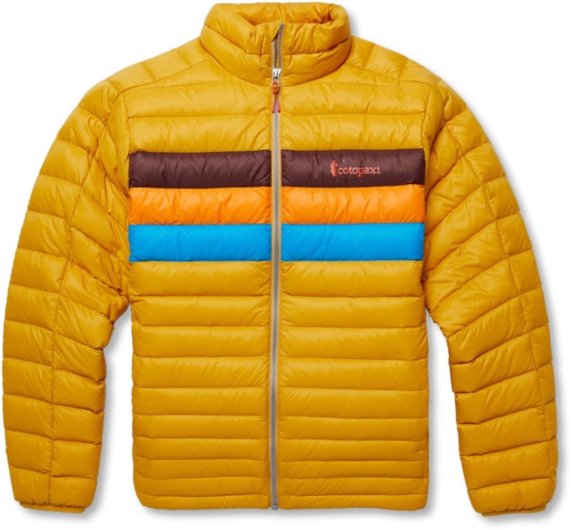 REi Co-op IE Cotopaxi Fuego Down Jacket Men Amber Stripes