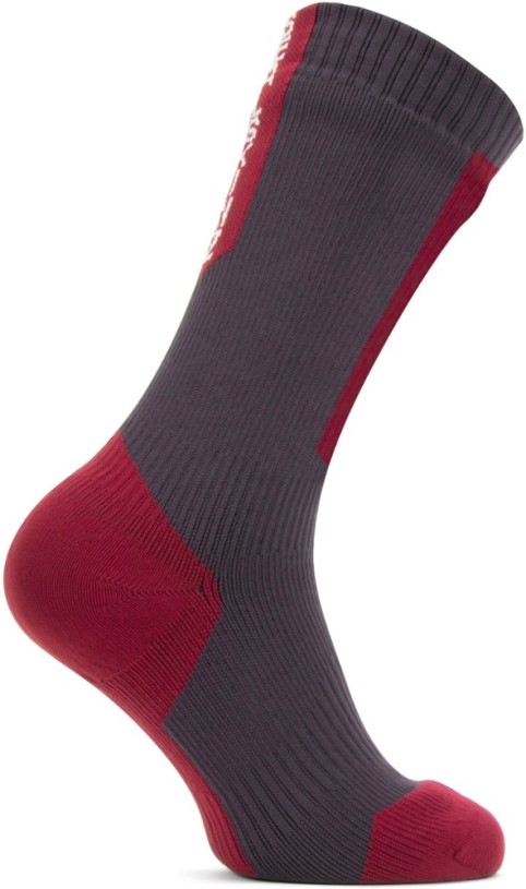 Sealskinz Waterproof Cold-Weather Mid-Length Socks With Hydrostop Grey REi Co-op IE