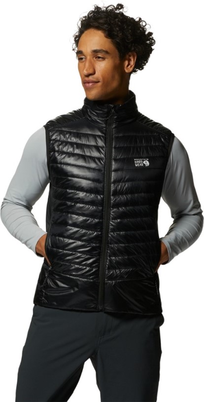 Black REi Co-op IE Mountain Hardwear Ghost Shadow Insulated Vest Men