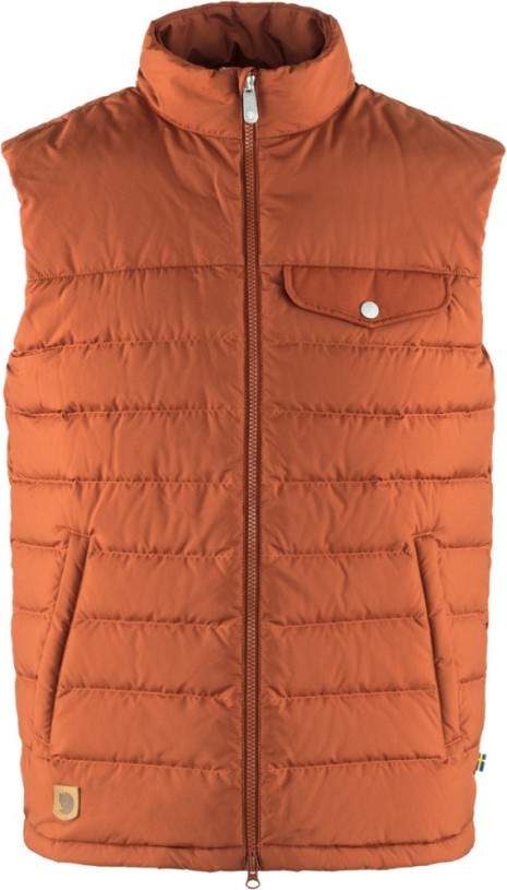 Fjallraven Greenland Down Liner Vest Men REi Co-op IE Autumn Leaf
