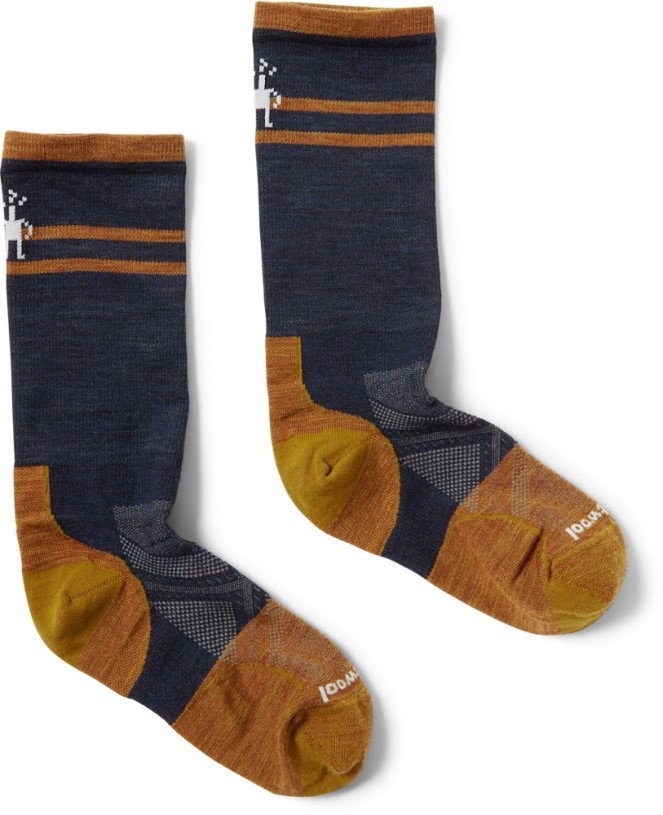 REi Co-op IE Smartwool Performance Cycle Zero Cushion Crew Socks Men Navy