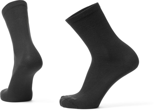 Black REi Co-op IE Coolmax Ecomade Liner Crew Socks