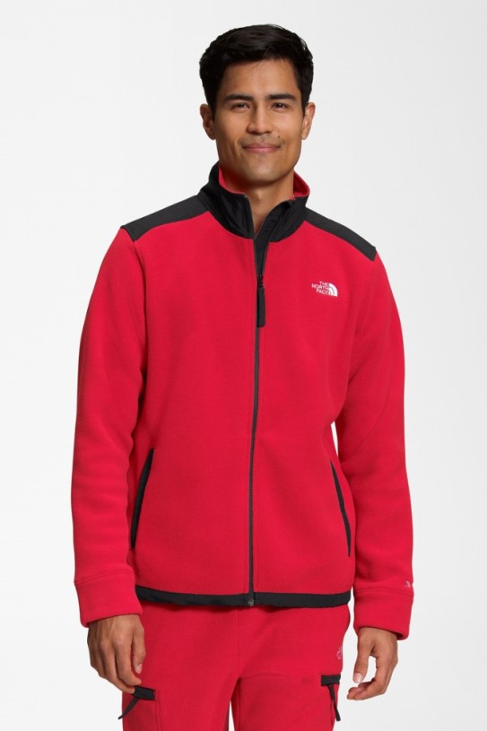 Red-Black The North Face Alpine Polartec 200 Full-Zip Jacket Men REi Co-op IE