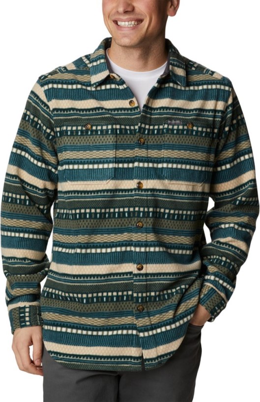 Spruce Apres Columbia Flare Gun Fleece Overshirt Men REi Co-op IE