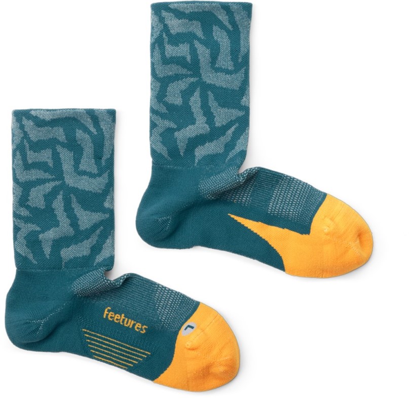REi Co-op IE Savage Teal Feetures Elite Light Cushion Mini Crew Socks