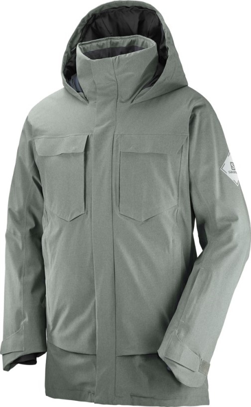 REi Co-op IE Salomon Stance Cargo Insulated Jacket Men Sedona Sage