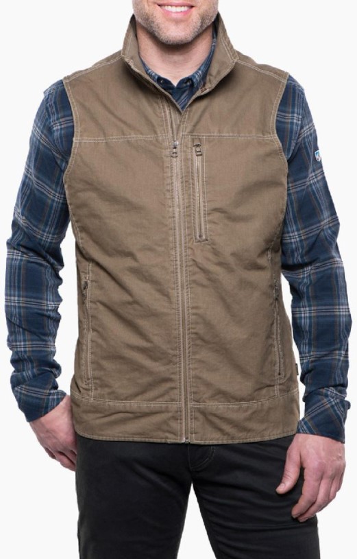 REi Co-op IE Khaki Kuhl Burr Vest Men