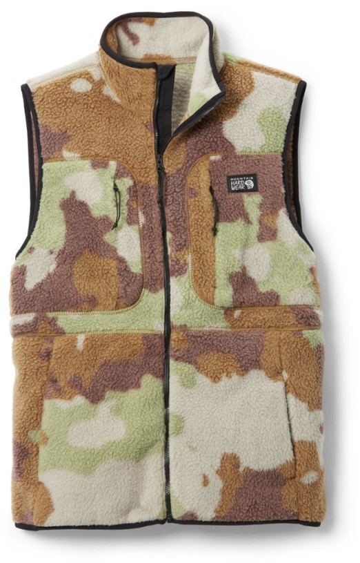 Camo REi Co-op IE Mountain Hardwear Hicamp Fleece Vest Men