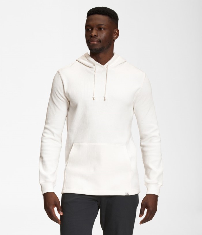 White REi Co-op IE The North Face Waffle Thermal Hoodie Men
