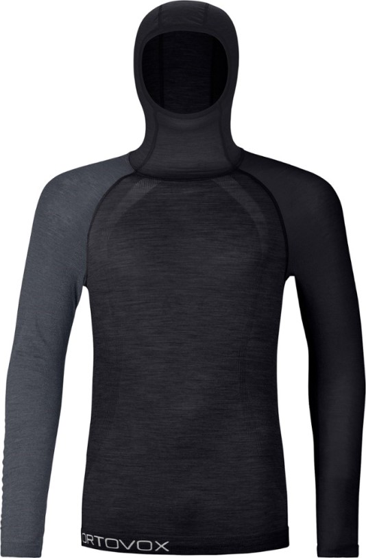 Black Ortovox 120 Comp Light Base Layer Hoodie Men REi Co-op IE