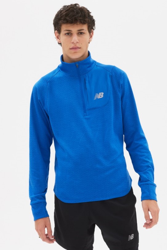 Cobalt New Balance Nb Heat Grid Half-Zip Top Men REi Co-op IE