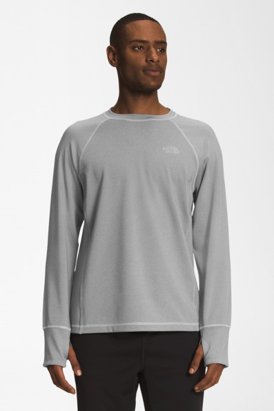 Grey REi Co-op IE The North Face Winter Warm Essential Crew Long-Sleeve Shirt Men