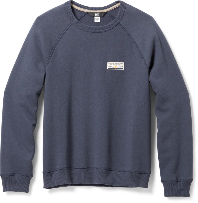 Blue REi Co-op IE Patch Crewneck Sweatshirt