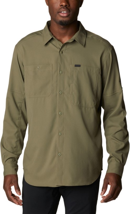 REi Co-op IE Columbia Silver Ridge Utility Lite Long-Sleeve Shirt Men Green