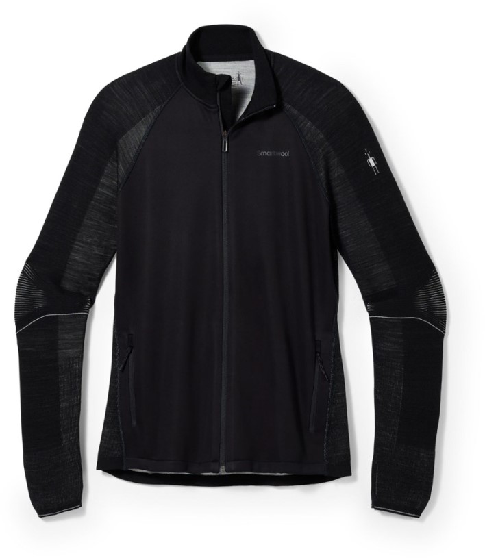 Black REi Co-op IE Smartwool Intraknit Merino Sport Full-Zip Jacket Men